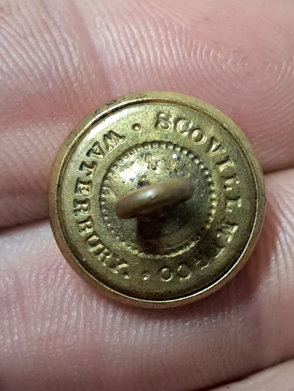 Antique Brass United States Military Uniform Buttons (Lot Of 4) - Picture 4 of 5